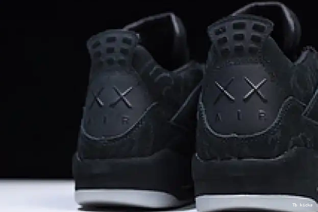 Cheap TBK black 001 Jordan 4 kaws Air Nike retro 930155 0326